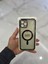 Apple iPhone 12 Pro Max Magsafe Lazer Silikon Renkli Şeritli Telefon Kılıfı Kamera Lensi Açık 5