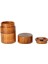 Ahşap Çaydanlık El Yapımı Çay Seti Taşınabilir Seyahat Çay Depolama Şeker Fındık Kahve Çekirdeği Tozu Kutulu Mühürlü Kutu, 3 Adet (Yurt Dışından) 5