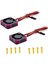 2 Paket Rc Araba Motoru Soğutma Fanı Soğutucu 28000 Rpm Fırçasız Esc Soğutma Fanı Rc Araba Için 1/8 1/10 540 550 Motor, Gül Kırmızı (Yurt Dışından) 1