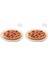 2x Pizza Taşı, Izgara ve Fırın Için Yuvarlak Pizza Taşı, Pizza Yapma, Biftek, Kalın Inç Kordiyerit Pizza Tavası (Yurt Dışından) 1