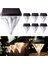 Solar Güverte Işıkları Elmas Heykelcik Çit Direği Işıkları Dış Aydınlatma Bahçe Dekoratif-Bütün Gece Kalıcı (6 Paket) (Yurt Dışından) 2