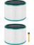 Pure Cool Link DP01, DP02 ve Pure Hot + Cool Link HP01, HP02, Parça Için 4'lü Paket Yedek Hepa Filtre (Yurt Dışından) 4