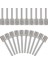 10 Adet Elmas Bit Elmas Taşlama Uçları Kafa 1/8 8mm Silindir Kafası Elmas Çoğu Döner Aracı Bit Öğütücü (Yurt Dışından) 1