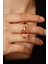 Zirkon Taşlı Rose Cartier Model Çivi Gümüş Kolye 1