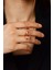 Zirkon Taşlı Rose Cartier Model Çivi Gümüş Kolye 2