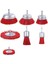 7 Paket Naylon Filament Aşındırıcı Tel Fırça Tekerleği ve Fincan Fırça Seti, 1/4 Inç Altıgen, Naylon Set (Yurt Dışından) 1