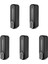 5x Sabunluk Duvara Montaj, 350 ml El Sıvı Şampuan Duş Jeli Dağıtıcı Banyo Mutfak Ofis Için Siyah (Yurt Dışından) 1
