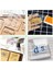 Adet Damga Blokları Akrilik Şeffaf Damgalama Blokları Araçları Scrapbooking El Sanatları Yapımı Için Izgara Çizgileri ile (Yurt Dışından) 5