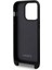 iPhone 14 Pro Max Kılıf Lacoste Orjinal Lisanslı Pu Pike Desen Askılı Ikonik Timsah Logolu Siyah 4
