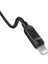 iPhone Şarj Kablosu Recci RCL-P100 City Of Sky Serisi Lightning To Usb-A Data ve Şarj Kablo 1m Siyah 4