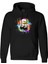 Eagle Color Kartal Tasarım Dijital Baskılı 3 Iplik Şardonlu Unisex Kapüşonlu Hoodie Sweatshirt 1