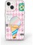 iPhone 15 Kılıf Çift Katman Desenli Wiwu Summer Serisi Kapak Pembe 1