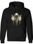 Cool Skull Rap Tasarım Dijital Baskılı 3 Iplik Şardonlu Unisex Kapüşonlu Hoodie Sweatshirt 1