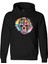 Earphone Skull Tasarım Dijital Baskılı 3 Iplik Şardonlu Unisex Kapüşonlu Hoodie Sweatshirt 1