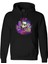 Skull Trip Tasarım Dijital Baskılı 3 Iplik Şardonlu Unisex Kapüşonlu Hoodie Sweatshirt 1