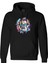 Bulldog Tasarım Dijital Baskılı 3 Iplik Şardonlu Unisex Kapüşonlu Hoodie Sweatshirt 1