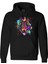 Acid Wolf Asarım Dijital Baskılı 3 Iplik Şardonlu Unisex Kapüşonlu Hoodie Sweatshirt 1