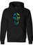 Skull Laugh Tasarım Dijital Baskılı 3 Iplik Şardonlu Unisex Kapüşonlu Hoodie Sweatshirt 1