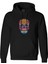 Skull Africa Tasarım Dijital Baskılı 3 Iplik Şardonlu Unisex Kapüşonlu Hoodie Sweatshirt 1