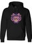 Kaplan Mor Tasarım Dijital Baskılı 3 Iplik Şardonlu Unisex Kapüşonlu Hoodie Sweatshirt 1