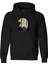 Bald Eagle Tasarım Dijital Baskılı 3 Iplik Şardonlu Unisex Kapüşonlu Hoodie Sweatshirt 1