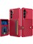 Samsung Galaxy S24 Yumuşak Tpu+Pu Deri Kart Yuvaları Kickstand Telefon Koruyucu (Yurt Dışından) 1
