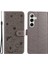 Samsung Galaxy S24+ Kedi Baskılı Cüzdan Telefon Kapağı (Yurt Dışından) 1