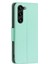 Samsung Galaxy S24+ Stand Pu Deri Cep Telefonu Kapağı Litchi Doku Kabuğu (Yurt Dışından) 5