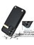 Samsung Galaxy S24+ Metal Dekor Tpu+ Pu Deri Kart Tutucu Anti-Drop Cep Telefon Kılıfı (Yurt Dışından) 4