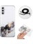 Samsung Galaxy S24+ Mermer Desen Kabartma Telefon Kapağını Kirkarla (Yurt Dışından) 4