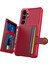 Samsung Galaxy S24+ Pu Deri Kaplamalı Tpu Damla Dayanıklı Kart Tutucu Geri Kılıf (Yurt Dışından) 3
