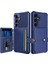 Samsung Galaxy S24 Yumuşak Tpu+Pu Deri Kart Yuvaları Kickstand Telefon Koruyucu (Yurt Dışından) 1