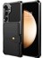 Samsung Galaxy S24 Yumuşak Tpu+Pu Deri Kart Yuvaları Kickstand Telefon Koruyucu (Yurt Dışından) 2