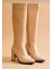 White Angel 001122-024 Kadın Topuklu Klasik Çizme 4