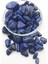 Dekoratif Indigo Mavi Renginde Boyalı Vernikli Orta Büyüklükte (10-25 mm) Çakıl Taşı 350 Gr 1
