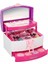 Pretty Pinky 3 Katlı Taşıma Çantalı Kız Çocuk Oyuncak Makyaj Güzellik Seti 4