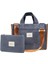 Hishi Rj Tote Bag Denim Taba Biyeli Mumlu Kanvas Omuz Çantası & El Çantası 1