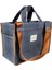 Hishi Rj Tote Bag Denim Taba Biyeli Mumlu Kanvas Omuz Çantası & El Çantası 4