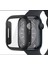 Apple Watch 41 mm Uyumlu Ekran ve Kasa Koruyucu Siyah (Ürün Saat Koruyucusudur) 1