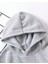 Çocuk Unisex Kapüşonlu Koyu Anime Baskılı Sweatshirt - Gri 3