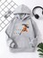 Çocuk Unisex Kapüşonlu Naruto Baskılı Pamuklu Sweatshirt - Gri 1