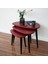 Ercol Style Lake Boyalı Zigon Orta Sehpa Takımı, Oturma Odası Mobilya 3'lü Set 3