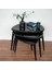 Ercol Style Lake Boyalı Zigon Orta Sehpa Takımı, Oturma Odası Mobilya 3'lü Set 1