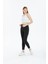 Siyah Dar Paça Skinny Power Likra Kot Pantalon 2