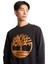 Siyah Erkek Kapüşonlu Sweatshirt TB0A2BJ8P561_TREE Logo Crew Neck Sw 3