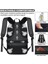 USB Şarjlı Laptop Sırt Çantası Çok Fonksiyonlu Iş Sırt Çantası Kamp Seyahat Su Geçirmez Büyük Kapasiteli Sırt Çantası Okul Çantası (Yurt Dışından) 2