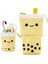 No.5 Tarzı Yaratıcı Geri Çekilebilir Kedi Kalem Kutusu Okul Kırtasiye Çantası Kawaii Tuval Öğrenci Çocuklar Için Sevimli Kalemlik Hediyeler Kalem Çantası (Yurt Dışından) 1