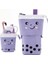 No.5 Tarzı Yaratıcı Geri Çekilebilir Kedi Kalem Kutusu Okul Kırtasiye Çantası Kawaii Tuval Öğrenci Çocuklar Için Sevimli Kalemlik Hediyeler Kalem Çantası (Yurt Dışından) 2