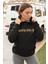 Never Give Up Tarz Oversize Kadın Kapşonlu Sweatshirt 1