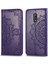 Oneplus 6t Darbeye Zarif Desen Deri Kılıf Kapak Çevirin (Yurt Dışından) 1